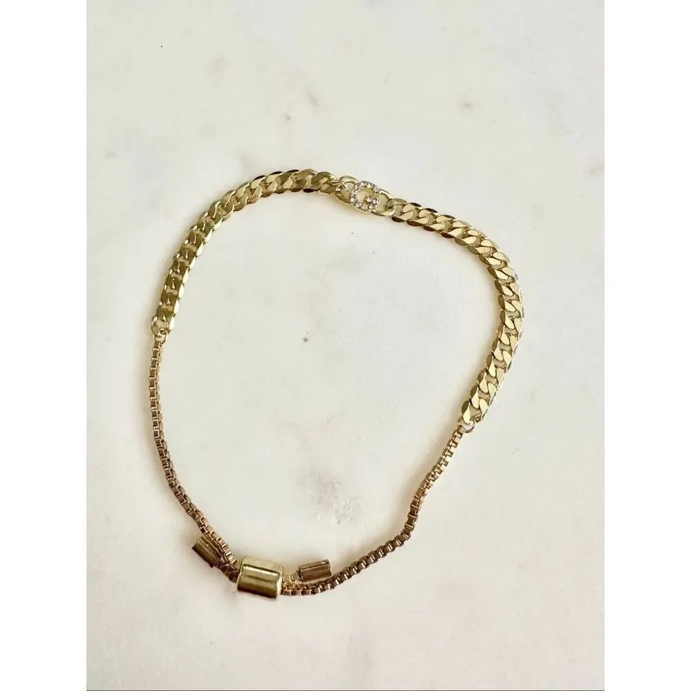 G initial chain-link bracelet - Picture 2 of 4